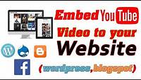 How to embed auto-play youtube video into your website wordpress blogspot 2017 -2018