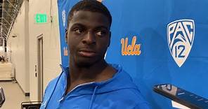 UCLA LB Oluwafemi Oladejo after the Bruins’ 35-10 win at San Diego State 9/9