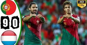 Portugal vs Luxemburgo 9:0 All Goals &Extended Highlights l João Félix⚽️🇵🇹🇱🇺