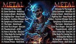 HARD ROCK - Nonstop Hard Rock Of All Time - Iron Maiden, ACDC, Black Sabbath, GN'R, Bon Jovi