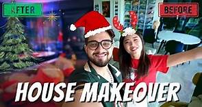 Christmas House Makeover With *REAL CHRISTMAS TREE*