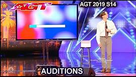 Andy Rowell Karaoke Singer Sings Only ONE WORD “TEQUILLA” FUNNY | America's Got Talent 2019 Audition
