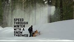 Cub Cadet Snow Thrower- Speed through Winter