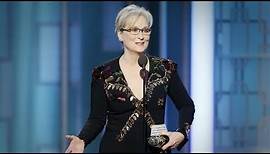 Meryl Streep Criticizes Trump at Golden Globes