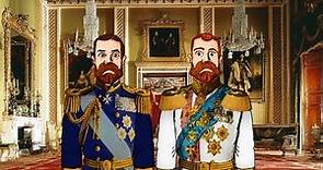 Nicolas II y Jorge V Primos Reales - Dibujando la historia - Bully Magnets - Historia Documental