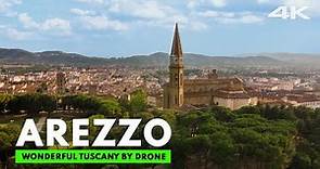 AREZZO awesome Tuscany by drone 4K, Wonderful Italy from above 😎
