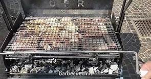 Barbecue a legna in acciaio; Griglia girevole [MADE IN ITALY]