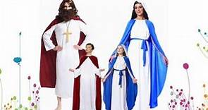 disfraces para niños jesus y maria para diciembre