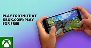 Play Fortnite at xbox.com/play with Xbox Cloud Gaming for free