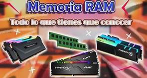 Todo sobre la memoria RAM (Características, Funcionamiento y Tipos)🖥