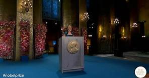 2020 Nobel Prize Award Ceremony
