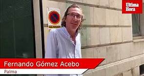 Fernando Gómez Acebo habla del estado de salud de doña Pilar de Borbón