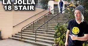 Skating the La Jolla High 18 Stair Rail in 2023!? - Spot History Ep. 6