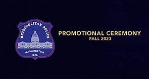 Metropolitan Police Department's 2023 Promotional Ceremony