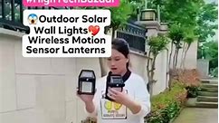 💖😱😱🙋🙋 #Diwali2023 #solarsystem 👩💖Solar Wall Lights Outdoor Pack of 2 Wireless Motion Sensor Lanterns with 3 Lighting Modes and IP65 Waterproof, 💖Exterior Spotlight Fixtures for Garden Yard Patio Fence Outside Decorative. 💖Solar Wall Lantern Outdoor Lights👉Mutois Outdoor Solar Porch Lights can be used as a wall sconce for porches, decks, patios, garage doorways and more. 💖A solar panel is built in to quickly absorb sunlight for charging, and the battery is a large capacity of 1800mAh.