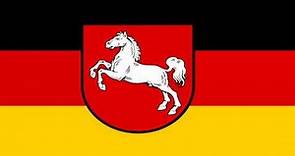 Flag of Lower Saxony - Germany Civil