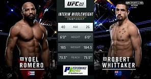 UFC 213: Yoel Romero vs Robert Whittaker 1 (FULL FIGHT)