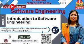 SE1: Introduction to Software Engineering | Definition | IEEE Definition of Software Engineering