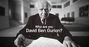 History - Israel's 1st Prime Minister Ben Gurion