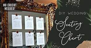 DIY Seating Chart + Wax Seals ✨ NO CRICUT NEEDED ✨ Quick & Easy Wedding DIY