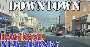 Bayonne - New Jersey - 4K Downtown Drive