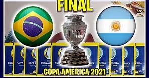 BRASIL vs ARGENTINA (LA FINAL) - Simulación COPA AMERICA 2021 (Copa America 2021 Panini)