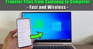 All Samsung Galaxy Phones: How To Wirelessly Transfer Files, Photos, Videos to Windows 10 Computer