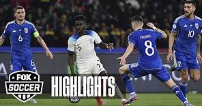 Italy vs. England Highlights | UEFA European Qualifiers