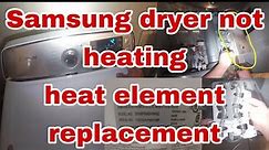 How to Fix Samsung Electric Dryer NOT Heating At All | Model # DV50F9A6EVW/A2