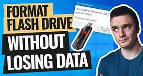 How to Format a Flash Drive Without Losing Data (100% Safe)