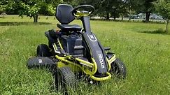 The Ryobi RM480EX Electric Mower is a BEAST! Cuts even half meter high field grass!