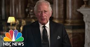 Full Speech: King Charles III Gives First Address After Death Of Queen Elizabeth II