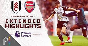 Fulham v. Arsenal | PREMIER LEAGUE HIGHLIGHTS | 12/31/2023 | NBC Sports