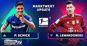 Marktwerte Bundesliga: Schick steigt auf Top-Wert – Lewandowski mit größtem Minus | TRANSFERMARKT
