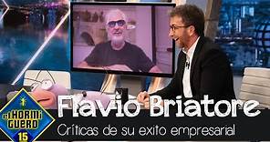 Flavio Briatore sobre las críticas hacia su éxito empresarial - El Hormiguero