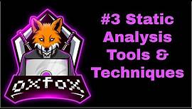 #3 Static Analysis Tools & Techniques