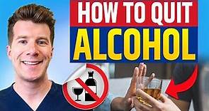 6 steps to STOP or CUT DOWN drinking ALCOHOL | Doctors Guide