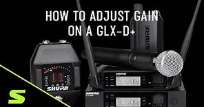How to Adjust Gain on a GLX-D+