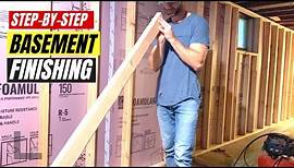 How to Finish a Basement From Start to Finish! (DIY Basement Renovation and Remodeling Guide)