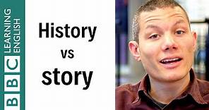 History vs Story - English In A Minute
