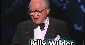 Billy Wilder Accepts the AFI Life Achievement Award in 1986