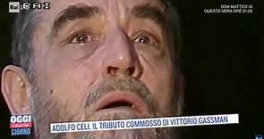 (1986). Vittorio Gassman commosso per la morte di Adolfo Celi.