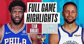 Team Durant vs Team LeBron 全明星賽 全場完整精華 HIGHLIGHTS ｜2022 NBA 全明星週