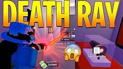 HOW TO GET THE NEW DEATH RAY GUN IN MAD CITY FAST! (Roblox)