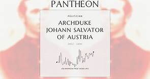 Archduke Johann Salvator of Austria Biography - Austrian archduke (1852–1890)