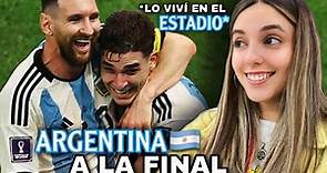 ARGENTINA 3 - CROACIA 0 | REACCIÓN desde el ESTADIO en QATAR *semifinal mundial ⚽️*