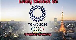 Video gaming themes that use on tokyo olympics 2020 opening ceremony
