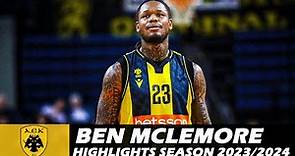 Ben McLEMORE • Highlights Season 2023/2024 • AEK Athens