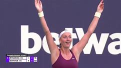 Kvitova wins first Miami Open title