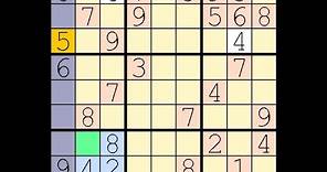 How to Solve Washington Post Sudoku Five Star? 24 December, 2023
